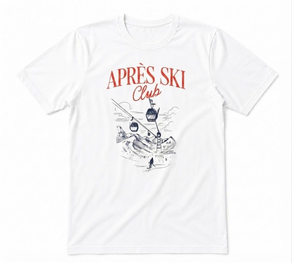 Asper Winter Apres Ski Cozy Season Unisex Tee White T-shirt