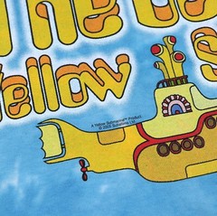 VTG NOS Liquid Blue The Beatles Yellow Submarine Tie-Dye T-Shirt XL ~ 2005 NWT