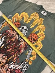 warren lotas green the demon executioner graphic t-shirt sz L