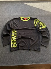 Rare Shanghai Tang Black Mens Long Sleeve Shirt M Size Native