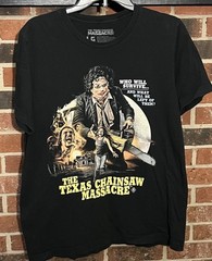 Fright Rags Leatherface The Texas Chainsaw Massacre Shirt L Large OOP