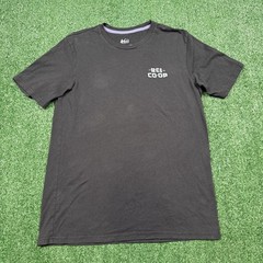 REI Co-op Graphic T Shirt Men’s Size S Black Short Sleeve Outdoors Hiking Casual