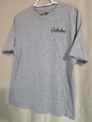 Men’s Grey Short Sleeve T-Shirt By Cabelas Never Leave Home Without Your Wingman