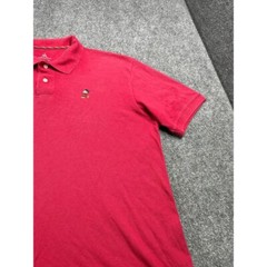 Disney Park Men’s Red T-Shirt Short Sleeve Collared Neck Size L