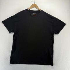 Abercrombie Fitch Shirt Men’s XL Black Soft A&F Essentials Relaxed Blank Crew