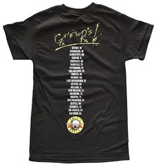 Guns N Roses GNR Not In This Lifetime Concert Tour Men’s Black T-Shirt New