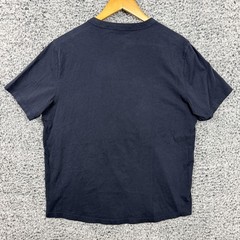 Mott & Bow Shirt Mens XL Blue Solid Crewneck Short Sleeve Tee Casual Basic Top