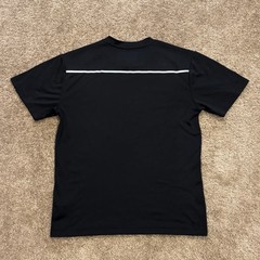 Reebok Active Athletic Gym Polyester Short Sleeve T-Shirt Mens Small Black