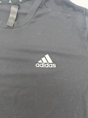 Adidas Tee large Sport Black Spell Out Men T-shirt..#44442