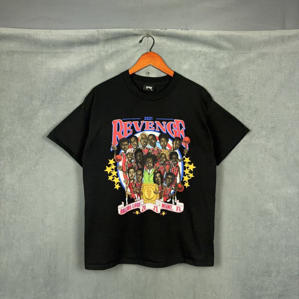 Revenge Rolling Loud t shirt Mens Size Large Travis Scott Asap Rocky Young Thug