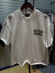 BRAND NEW – Bottega Desires Tee T-Shirt F**k Joke (S) White Black