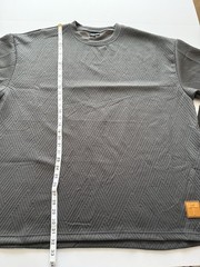 Urban Edge Men’s Geometric Textured T Shirt Gray 3XL NWT Streetwear