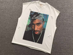 2Pac Legacy Oversized Graphic T-Shirt – White Streetwear Edition