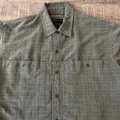 511 TACTILE Lot of 2 Shirts Mens Size L Red Green Button Snaps Lined Pockets