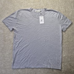 Collars & Co Cotton Silk T Shirt Mens 3XL Gray Comfort Knit Luxury Stretch New