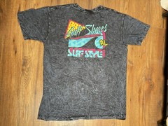 Surf Style Men’s Graphic T Shirt Tie Dye Acid Washed Navy Blue Gulf Shores AL