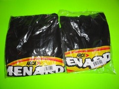 (Lot of 2) Sz. L / Large BLACK Menards ARCA Racing Series 2019 Schedule T-Shirt