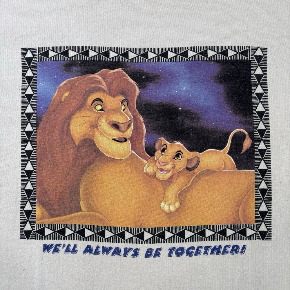 Vtg 90’s Lion King Movie Promotion Shirt XL ‘Disney Volunt-Ears’ RARE LE 1:1