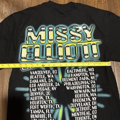 Missy Elliott Rap T-Shirt Supa Dupa Fly 2024 Tour Hip Hop Music Concert Tee Med