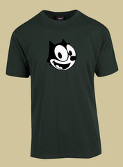 MEN WOMENS TEE TSHIRT FELIX THE CAT FACE HAPPY FRIEND CARTOON FUN COOL GIFT NEW