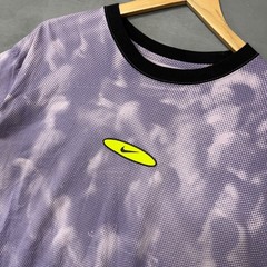 Nike Max 90 Festival Shirt Purple Halftone Dot Y2K Loose Fit Large