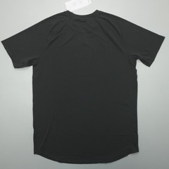 Kenneth Cole Men’s Tech SS Shirt Cool Mesh Curved Hem Stretch Wicking Soft Black