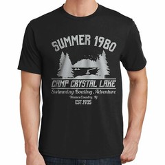 Camp Crystal Lake Summer 1980 T-Shirt Friday the 13th Jason 04020