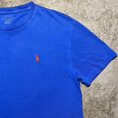 Polo Ralph Lauren T Shirt Mens S Blue Classic Fit Red Pony