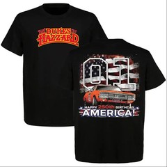 The Dukes of Hazzard 01 General Lee T-Shirt, 250th Birthday America Patriotic