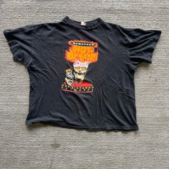 Vintage DeKuyper Shirt XL Cinnamon Schnapps Hot Damn alcohol 90s liquor Promo