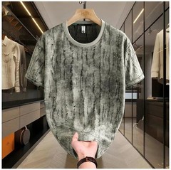 Men Luxury Fashion Trend Butterfly Ripped Hole Casual Summer Streetwear T-Shirt
