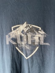 Kuhl Born In The Mountains T Shirt Men Medium Blue Organic Cotton Wildfibre 7245