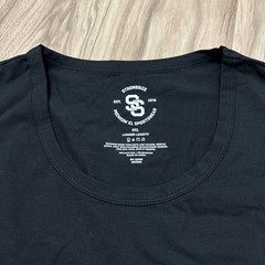 STRONGSIZE Men’s Big Tall 6XL Crew Neck T-Shirts Longer Length Black – NWOT