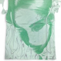 Ultra Rare Billie Eilish Photo Booth Fire SAMPLE Shirt Green Blohsh Small