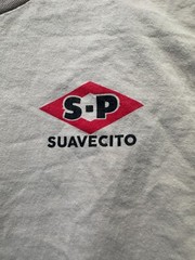 Suavecito Haircare Brand Shirt Men’s Size XL Beige/Red Double-Sided Graphic Tee