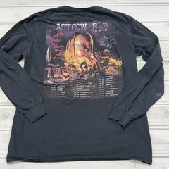 Travis Scott Astroworld Tour T-Shirt Adult L Black Wish You Were Here Rap