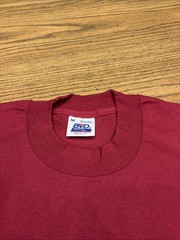 Vintage 90s BVD Men’s Medium Maroon Red Blank Single Stitch Pocket T Shirt