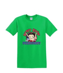 T-Shirt S to 2XL 3XL – BETTY BOOP -for PRESIDENT – Fun Humor Adult