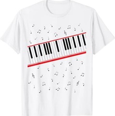 Retro 1980s Beat It Piano Keyboard Player Unisex T-Shirt