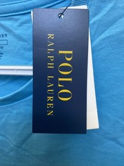 NEW Polo Ralph Lauren Men’s Large Custom Slim Fit T-Shirt Margie Blue NWT $39.50
