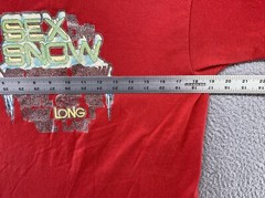 Vintage 80’s Sex Is Like Snow Never Know How Many Inches Single Stitch Size M