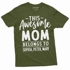 Personalized Mom Shirt Mother’s Day Shirt For Mom Customizable Mom T-Shirt