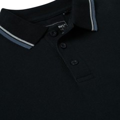 KAM Tipped Collar Polo with Pocket For Men in 4 Colours, 2XL-8XL