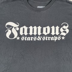 Famous Brand Jet L Black Shirt 100% Cotton Knit Classic Boxy Fit Classic Logo