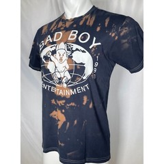 Bad Boy Entertainment Tie Dye Rap Puff Daddy Retro Logo T-Shirt Men’s MEDIUM