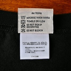 UNUSED, GOODWEAR CUFF AND HEM RIB heavyweight t-shirt made in USA, black, size L