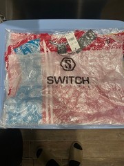 Switch Remarkable Patchwork Bandana T-Shirt Multicolor Streetwear – Size S – NWT