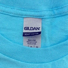 Gildan Fiesta San Antonio Short Sleeve Graphic T Shirt Mens Large Blue NWOT