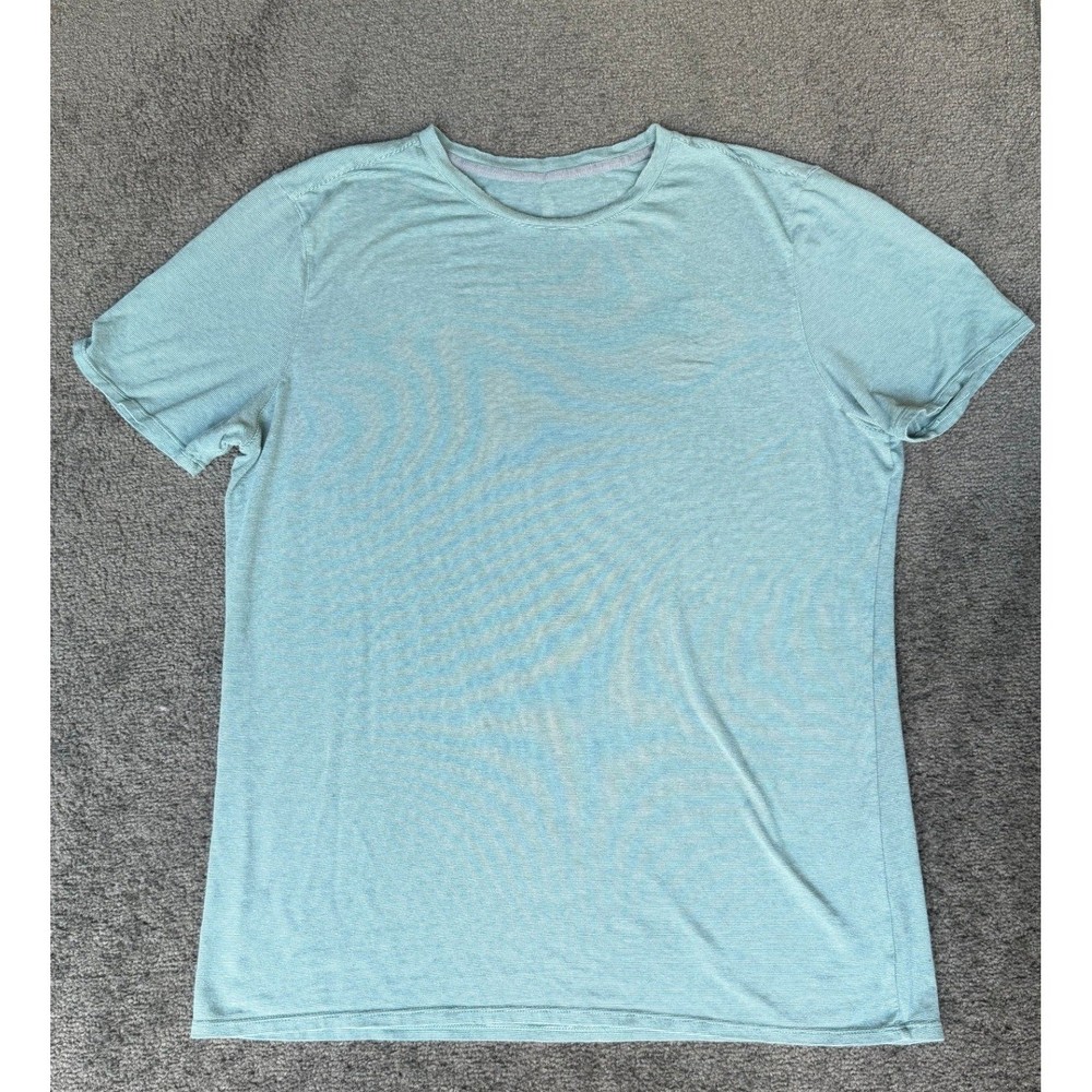 Hylete Mens XL Sage Green Bamboo Rayon Blend Short Sleeve Training T-Shirt