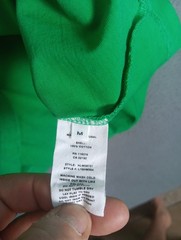 Helmut Lang Men’s Green Crewneck Logo Cotton Short Sleeve T-Shirt Sz MEDIUM